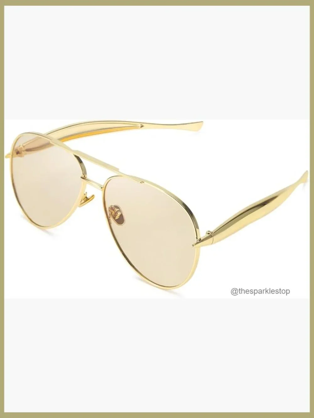 Metal Frame Aviator Sunglasses Polarized UV400 Protection